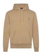 Polo Ralph Lauren Big Pony Loopback Fleece Hoodie Beige