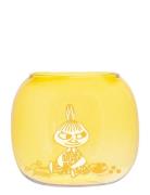 Muurla Moomin Tealight Holder Little My Yellow Gul