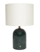 Humble LIVING Flair Mini Table Lamp Green Marble Base Grön