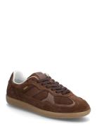 ALOHAS Tb.490 Rife Forest Green Leather Sneakers Brun