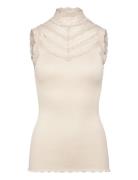 Rosemunde Rwbenita Sl Turtleneck Lace Top Beige
