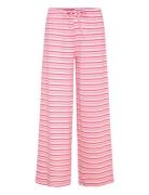 Gina Tricot Striped Soft Trousers Rosa