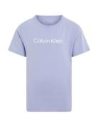 Calvin Klein Inst. Logo Ss T-Shirt Lila