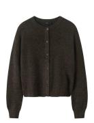 LMTD Nlflodet Ls Short Knit Cardigan Noos Brun