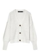 Vero Moda Vmlea Ls V-Neck Cuff Cardigan Noos Vit