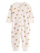 Lindex Pyjamas Hedgehog Bf Kräm