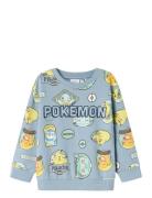 Name It Nmmjazy Pokemon Nreg Sweat Unb Sky Blå