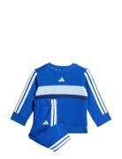 Adidas Sportswear I 3S Tib Fl Set Blå
