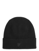 Lyle & Scott Tonal Eagle Beanie Svart