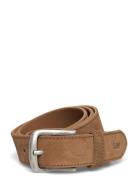 Lee Jeans Suede Belt Brun
