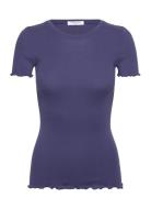 Rosemunde Rwbernadine Ss Regular O-Neck T-Shi Marinblå