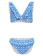 Kids Only Kogmaja Frill Bikini Set Acc Blå