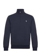 Polo Ralph Lauren Double-Knit Quarter-Zip Pullover Marinblå