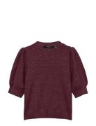 Vero Moda Vmdoffy 2/4 O-Neck Pullover Ga Noos Burgundy