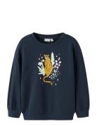 Name It Nmfvalona Ls Long Rlx Sweat Unb Marinblå