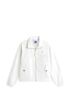Tommy Jeans Tjw Reg Zip Cotton Jacket Ext Vit