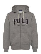 Polo Ralph Lauren Logo Fleece Full-Zip Hoodie Grå