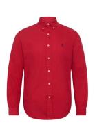 Polo Ralph Lauren Custom Fit Garment-Dyed Oxford Shirt Röd