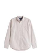 Tommy Hilfiger Solid Heritage Oxford Rf Shirt Kräm
