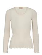 MOS MOSH Mmelaine O-Ls Seamless Tee Vit