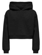 Kids Only Kogsweat L/S Hoodie Short Swt Noos Svart