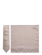 BOSS H-Set Tie-Pkt Sq-232 Beige