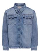 Kids Only Kogella L/S Pocket Shirt Tai519 Dnm Blå