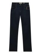 MOS MOSH Mmcarla Naomi Deluxe Jeans Marinblå