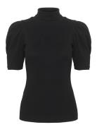 Gestuz Drewgz Ss Puff Blouse Svart