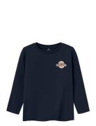 Name It Nmmlamont Ls Top Box Marinblå