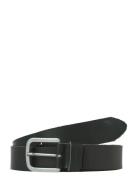 Jack & J S Jacpimp Leather Belt Svart