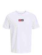 Jack & J S Jjpan Tee Ss Crew Neck Jnr Vit