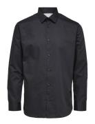 Selected Slhslimethan Shirt Ls Classic Noos Svart