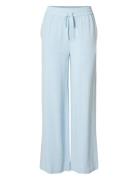 Selected Slfviva-Gulia Mw Long Linen Pant Blå
