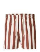 Selected Slhdane-Aop Swimshorts Brun