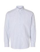 Selected Slhslimrick-Poplin Shirt Ls Noos Vit