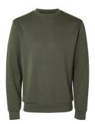Selected Slhemanuel Soft Crew Neck Sweat Noos Grön