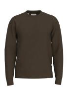 Selected Slhemanuel Soft Crew Neck Sweat Noos Brun