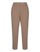 Selected Slfrita-Ria Mw Crop Pant Camel Mel Noos Beige