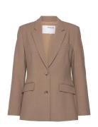Selected Slfrita Ls Classic Blazer Camel Mel Noos Brun