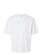 Selected Slhlooseoscar Ss O-Neck Tee Noos Vit