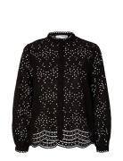 Selected Slftatiana L/S Embr Shirt Noos Svart