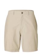 Selected Slhregular-Karl Seersucker Shorts Noos Beige