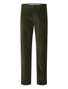 Selected Slh196-Straight Miles Cord Pants W Noos Grön