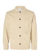 Selected Slhloosetony-Cord Overshirt Noos Beige