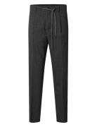 Selected Slh190-Reg Tapered Leroy Pleat Pant Noos Grå