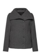 Selected Slfzoe Wool Jacket Grå