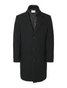 Selected Slhnew Joseph Coat Noos Svart