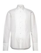 Selected Slhslim-Anton Bib Shirts Ls Classic Vit