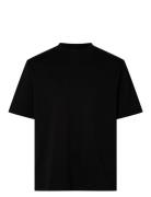 Selected Slhrelax-Dani Ss Interlock Tee Ex Svart